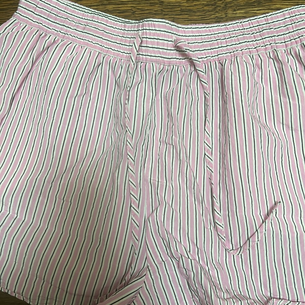 ZARA Striped Pink Boxer Shorts Women’s Size Medium BRAND NEW - Picture 8 of 9